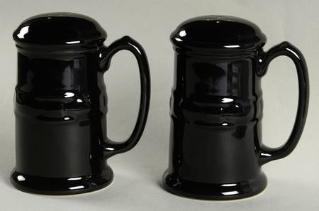 Woven Traditions Ebony Stove Top Salt & Pepper Set