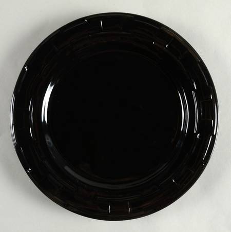 Woven Traditions Ebony Luncheon Plate