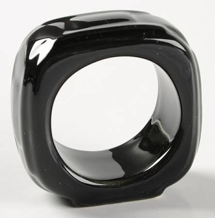 Woven Traditions Ebony Napkin Ring