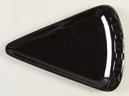 Woven Traditions Ebony Pizza Slice Plate