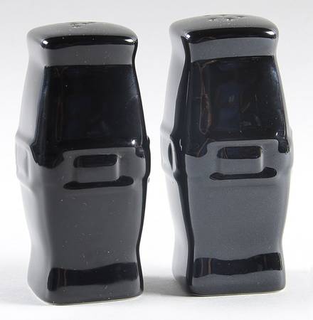 Woven Traditions Ebony Salt & Pepper Set