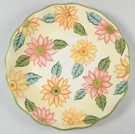 Sunflower 13" Chop Plate (Round Platter) by Longaberger