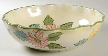 Sunflower 12" Round Serving Bowl by Longaberger