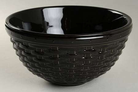 Woven Reflections Ebony 9" Mixing Bowl