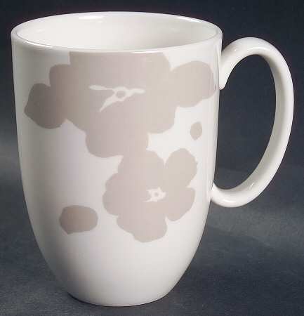 Floral Silhouette Khaki Mug