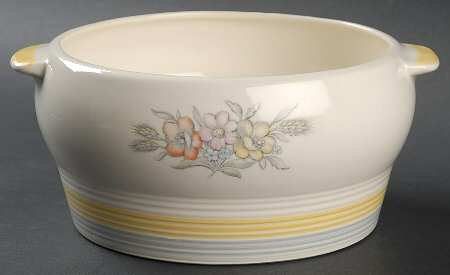 Oslo Surf (Grey Yellow) Round Vegetable No Lid