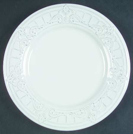 Trellis White Salad/Dessert Plate
