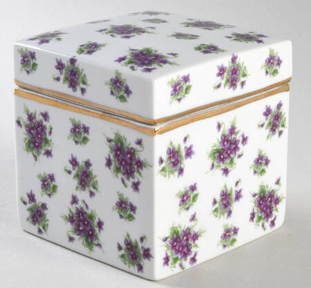 LEF77 Square Box & Lid by Lefton