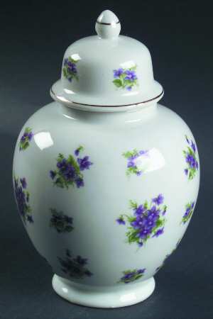 LEF77 Small Temple Jar & Lid