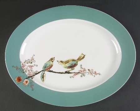 Chirp 16" Oval Serving Platter