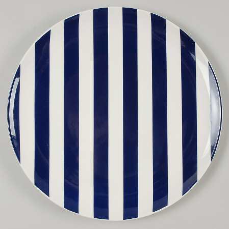 Sag Harbor Navy Dinner Plate