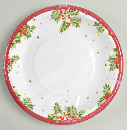 Treasured Traditions Pack of 8 - Paper Luncheon/Dessert Plates