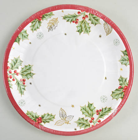 Treasured Traditions Pack of 8 - Paper Dinner Plate