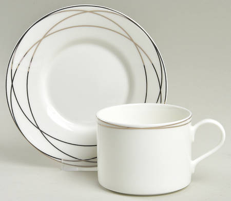 Vows Flat Cup & Saucer Set