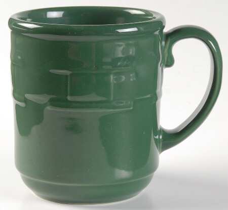 Woven Traditions Medium Green Mug
