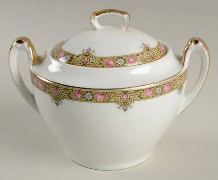 LNT295 Sugar Bowl & Lid by Lanternier