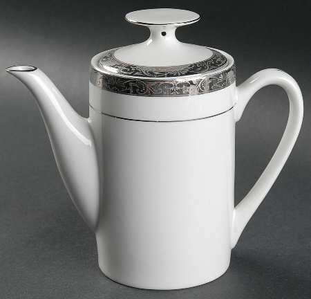 Oralia Platinum Small Coffee Pot & Lid