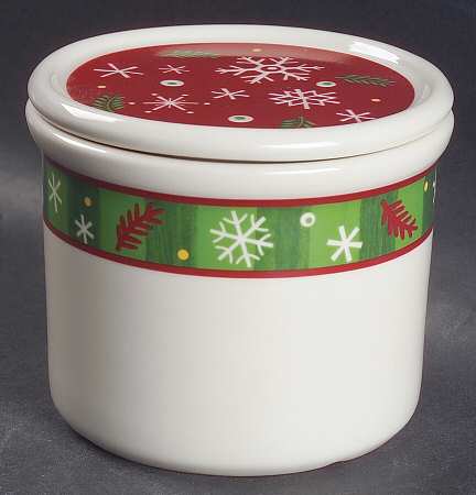 Bluster the Snowman 1 Pint Crock with Coaster Lid