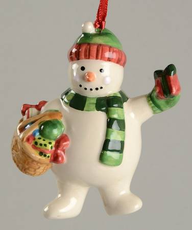 Bluster the Snowman Ornament