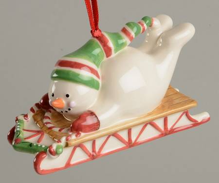 Bluster the Snowman Ornament