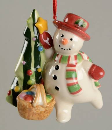 Bluster the Snowman Ornament