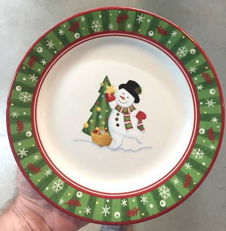 Bluster the Snowman Bread & Butter Plate