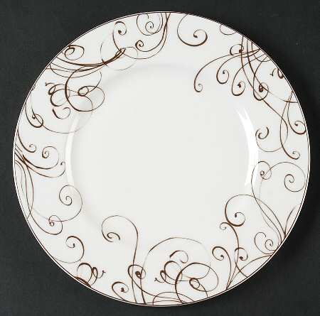 Chocolate Luncheon/Salad Plate