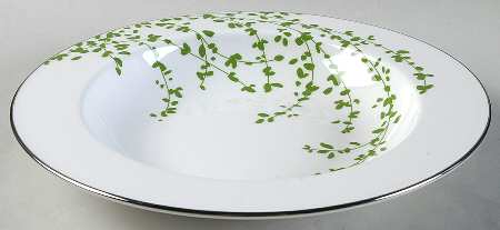 Gardner Street Green 9" Soup/Pasta Bowl