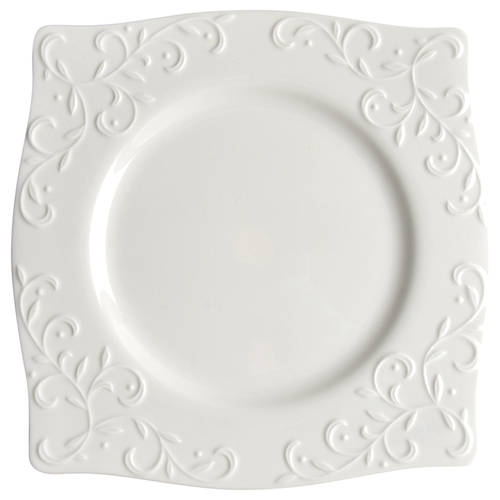 Opal Innocence Carved Square Accent Salad Plate