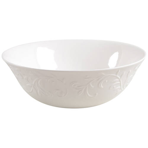 Opal Innocence Carved 10" Round Serving Bowl