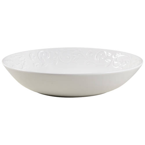 Opal Innocence Carved 9" Individual Pasta Bowl