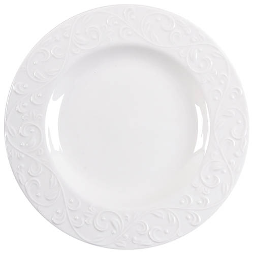 Opal Innocence Carved Accent Luncheon Plate