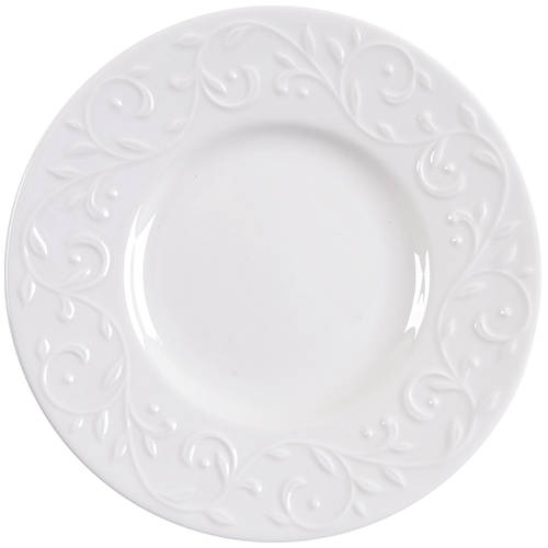 Opal Innocence Carved Dessert/Pie Plate