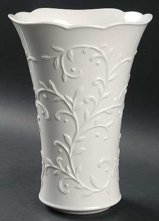 Opal Innocence Carved 9" Vase by Lenox
