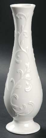 Opal Innocence Carved 8" Bud Vase