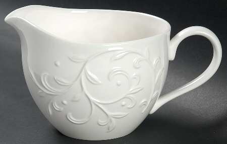 Opal Innocence Carved Open Sauce Boat