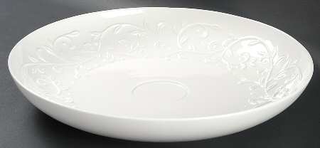 Opal Innocence Carved Chip Bowl/Plate for Chip & Dip Set
