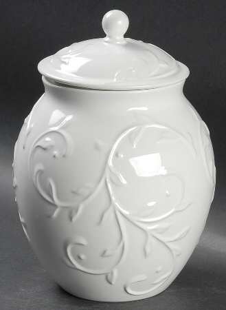 Opal Innocence Carved Medium Canister & Lid