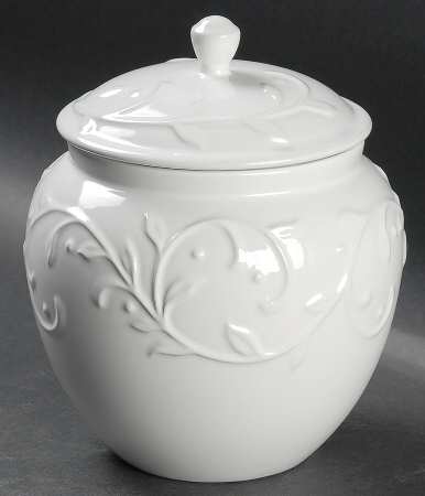 Opal Innocence Carved Small Canister & Lid