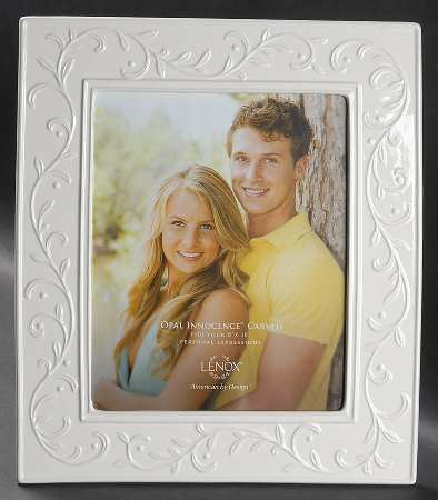 Opal Innocence Carved Frame-Holds 8" X 10"