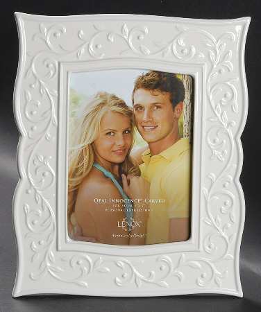 Opal Innocence Carved Frame-Holds 5" X 7"