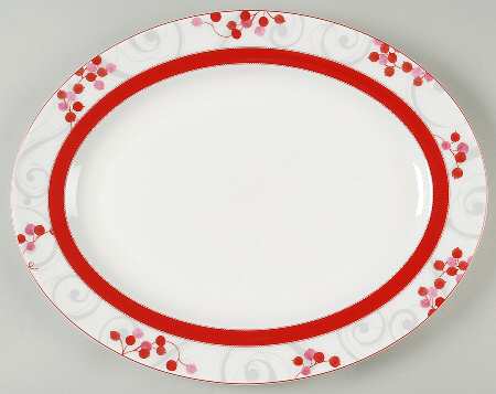 Merry Berry 16" Oval Serving Platter