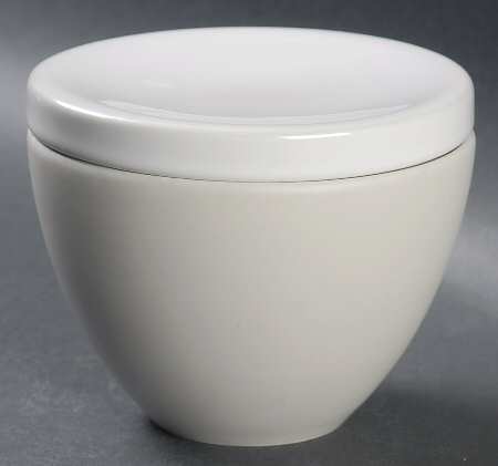 Bloom Oyster Sugar Bowl & Lid