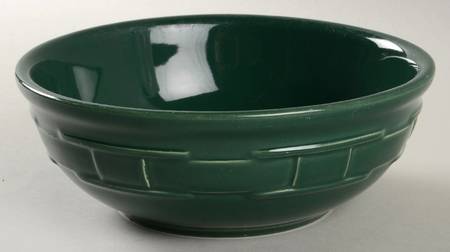 Woven Traditions Ivy Green Coupe Cereal Bowl