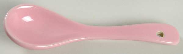 Woven Traditions Pink Ceramic Tasting Spoon