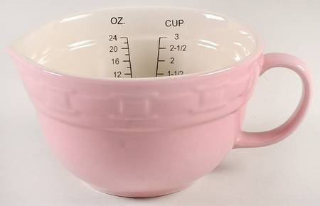 Woven Traditions Pink Measuring Cup
