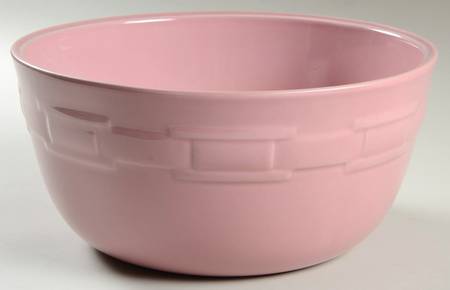 Woven Traditions Pink 10" Bowl for 8-in-1 Entertainer Set