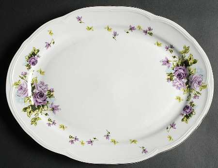 Lydia 14" Oval Serving Platter