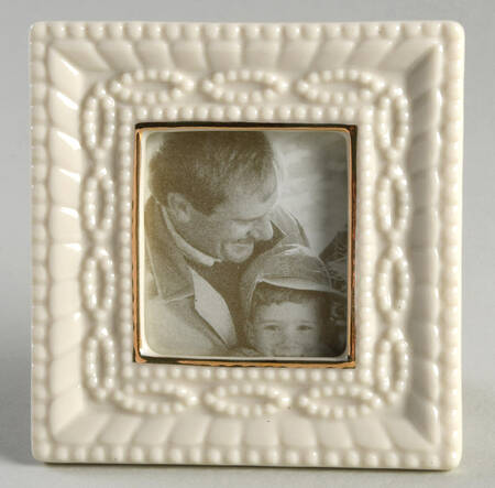 Beaded 1" X 1" Square Mini Frame