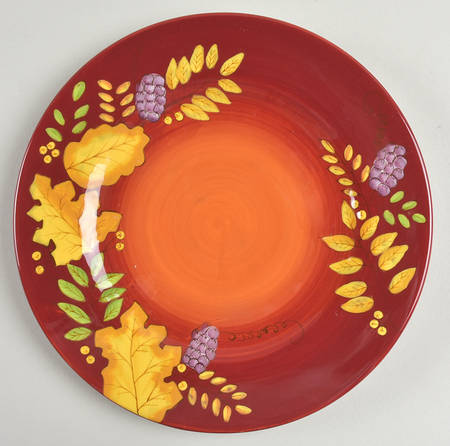 Fall Leaves Salad Plate